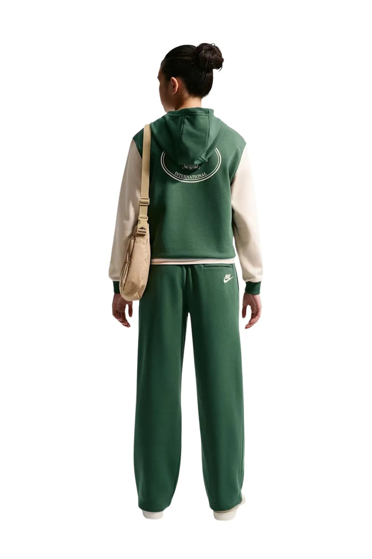 Trenerka nike sportswear club older kids' french terry open-hem trousers IV5264-323