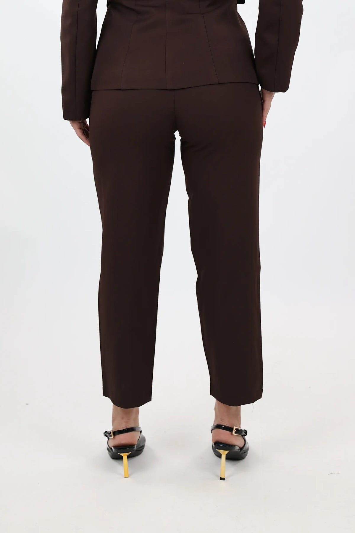 Pantallona business high-waist