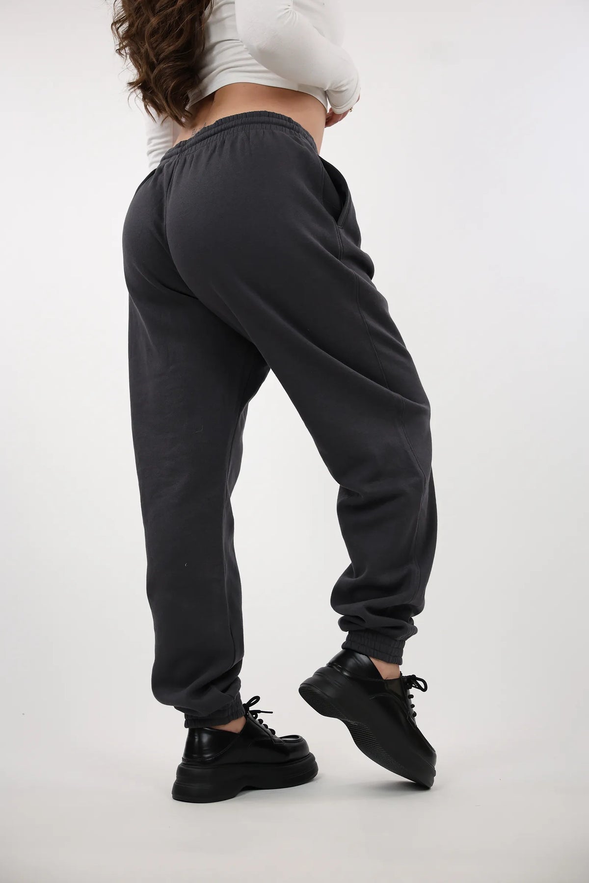 Trenerka elastic waist fleece
