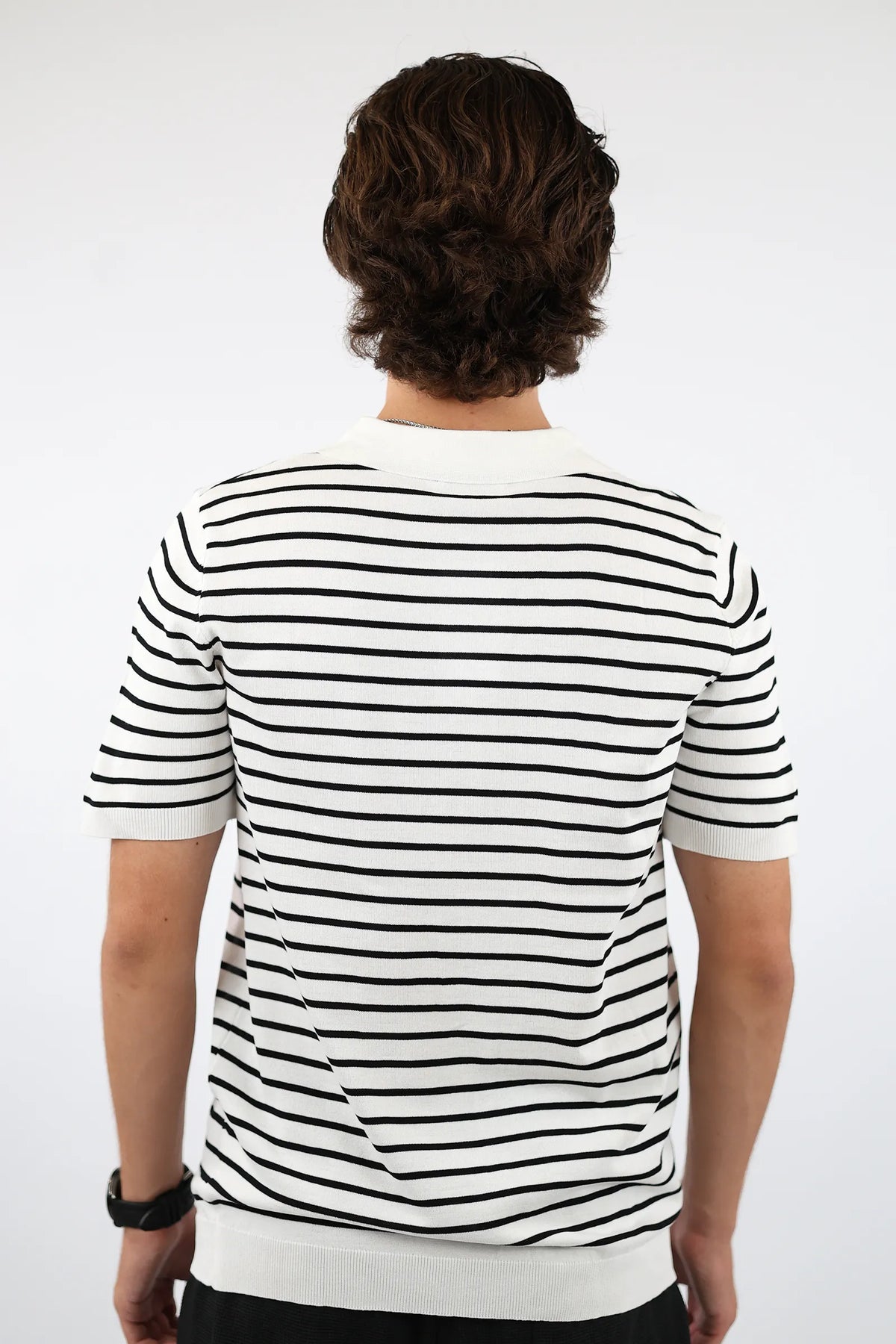 Maice striped polo