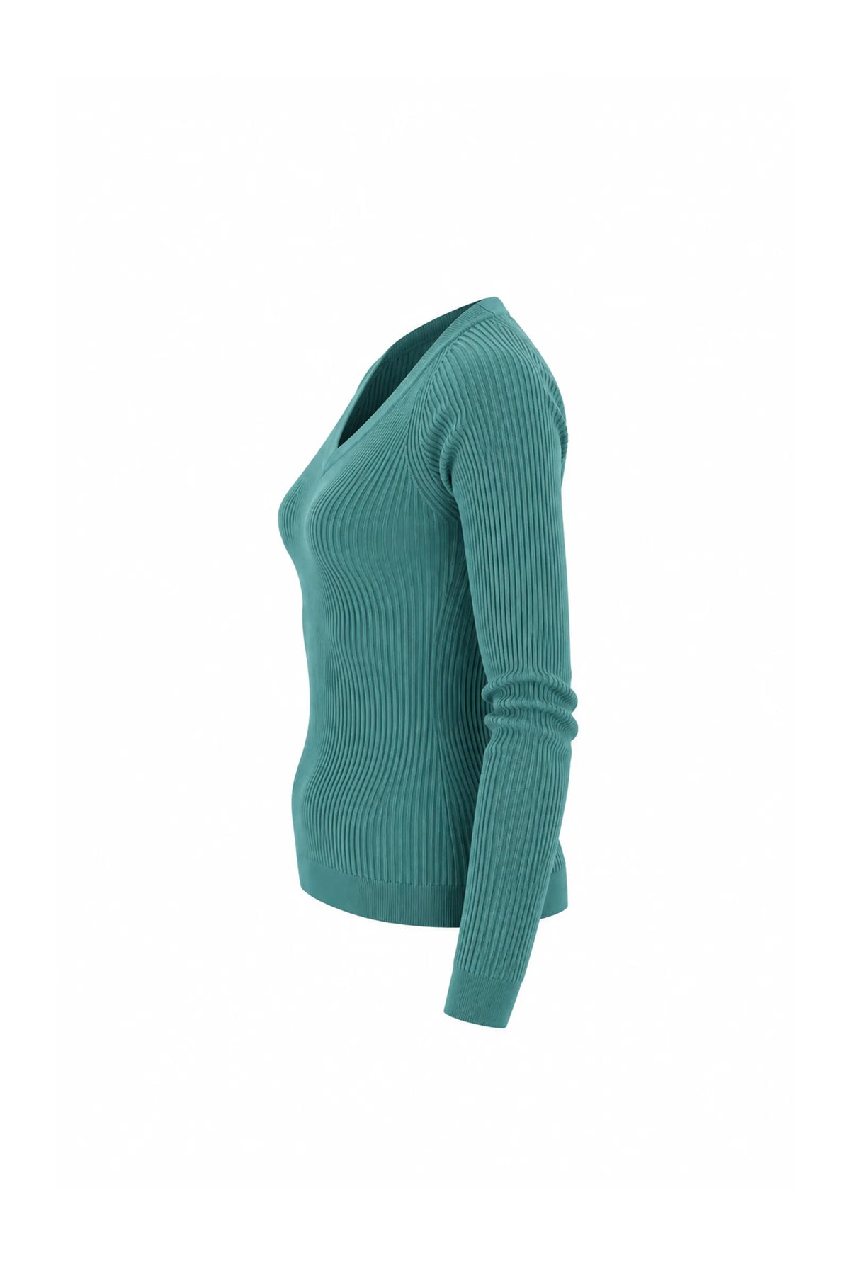 Bluze v-neck knit