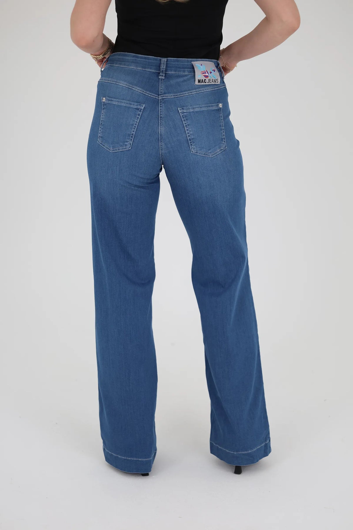 Farmerka high waisted flare