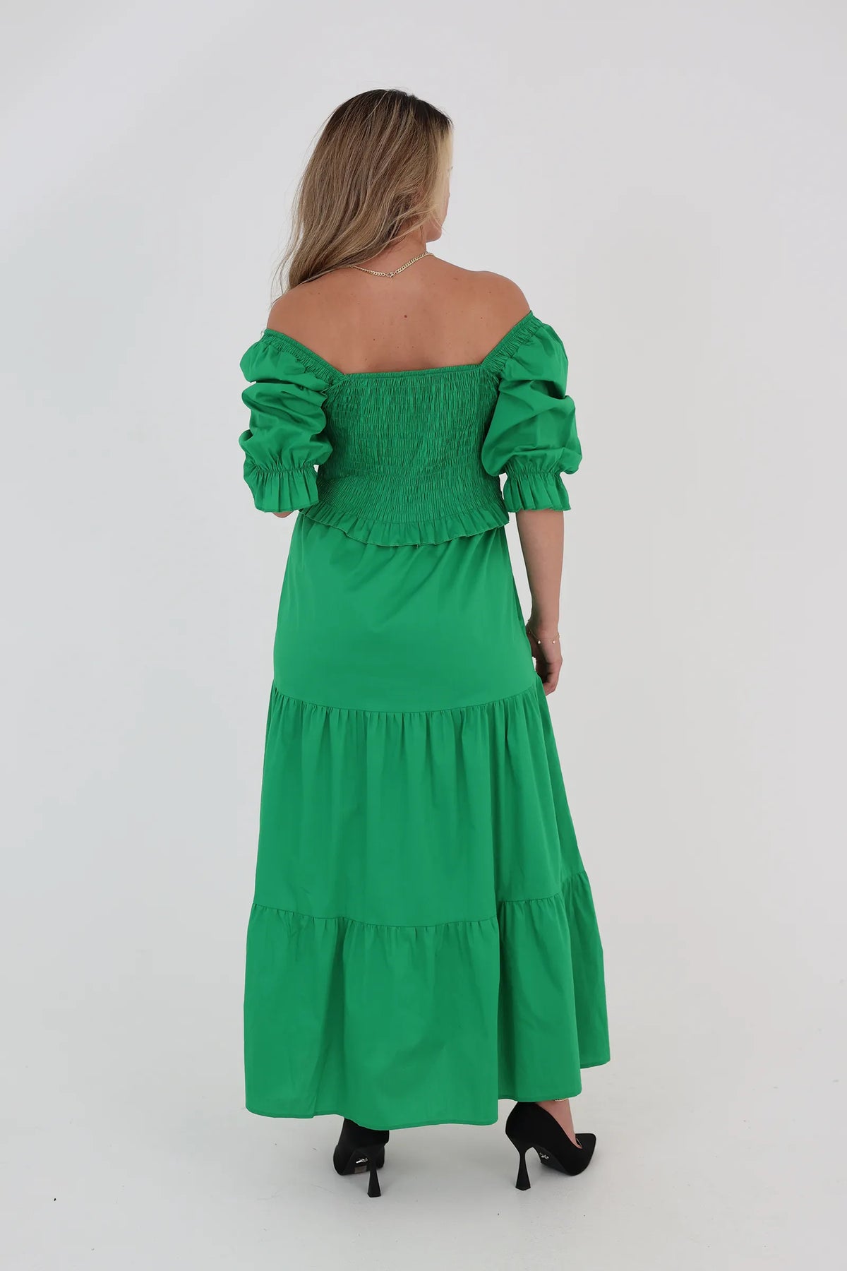 Fustan boho green