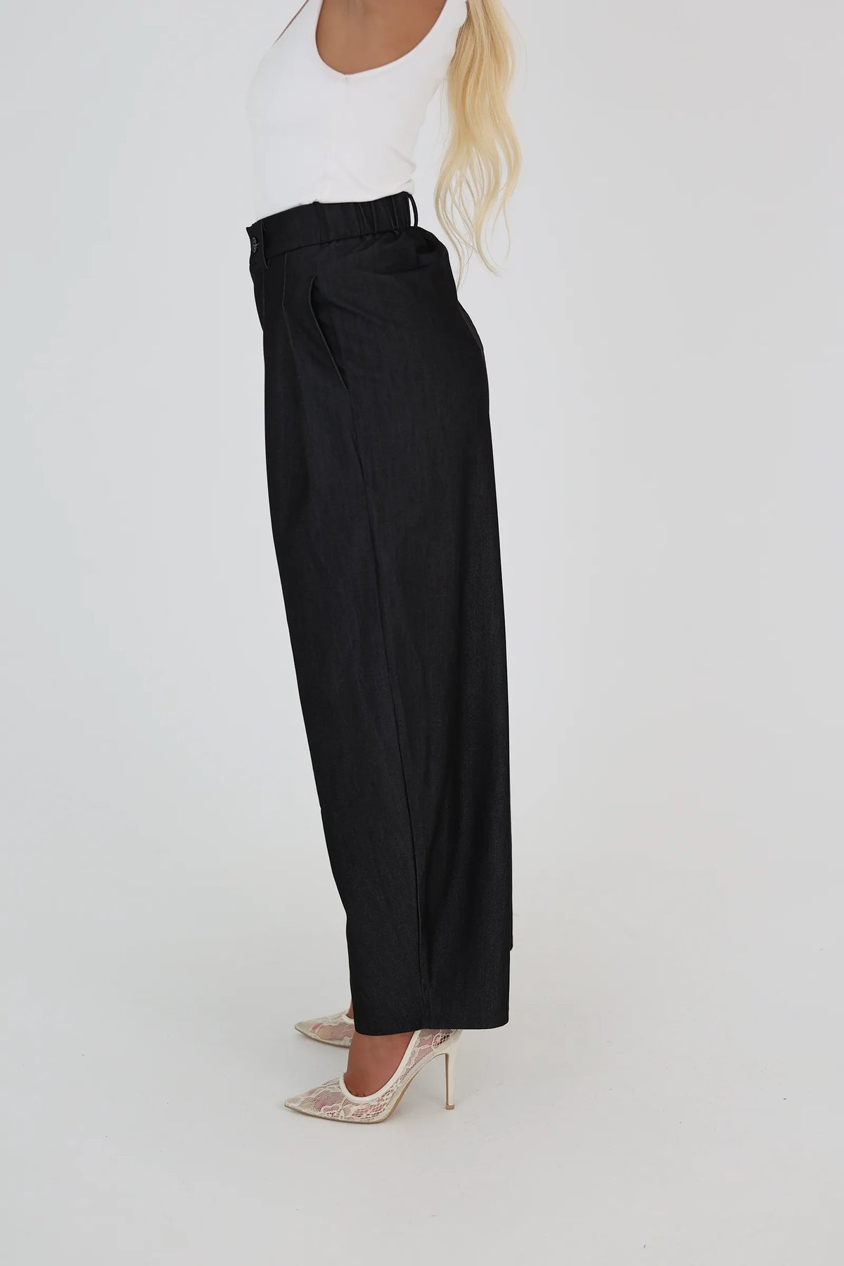 Pantallona dark denim