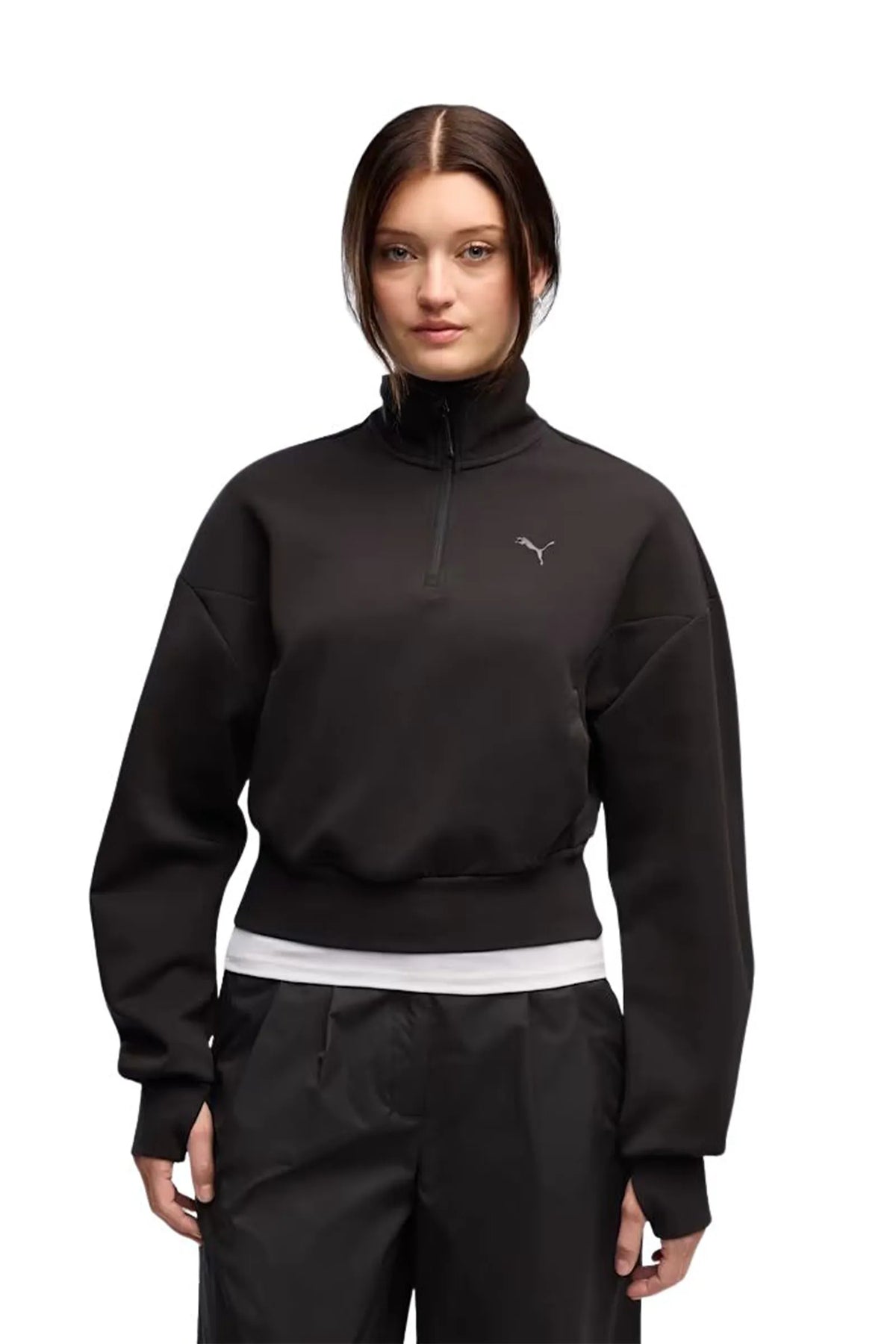 Duks pumatech sense half-zip crew inky depths 636658-01