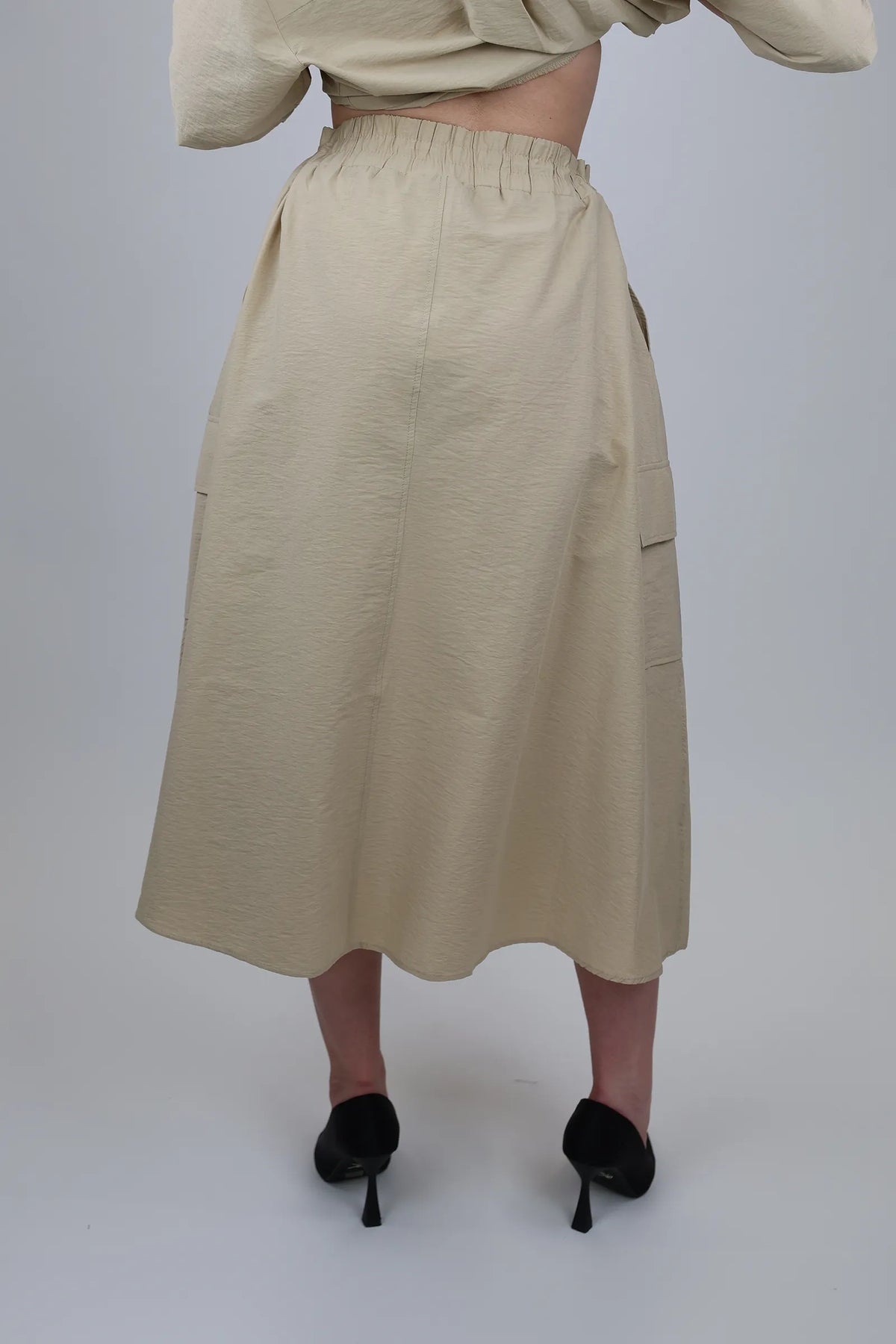 Fund flowy midi skirt