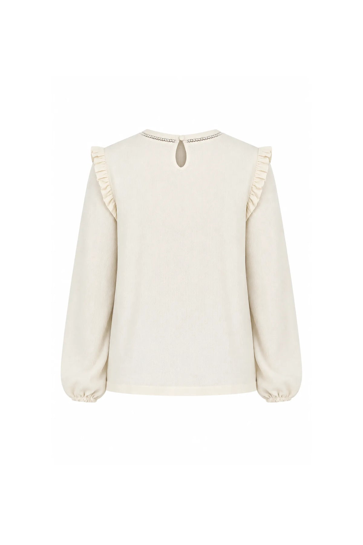 Bluze ruffled shoulders
