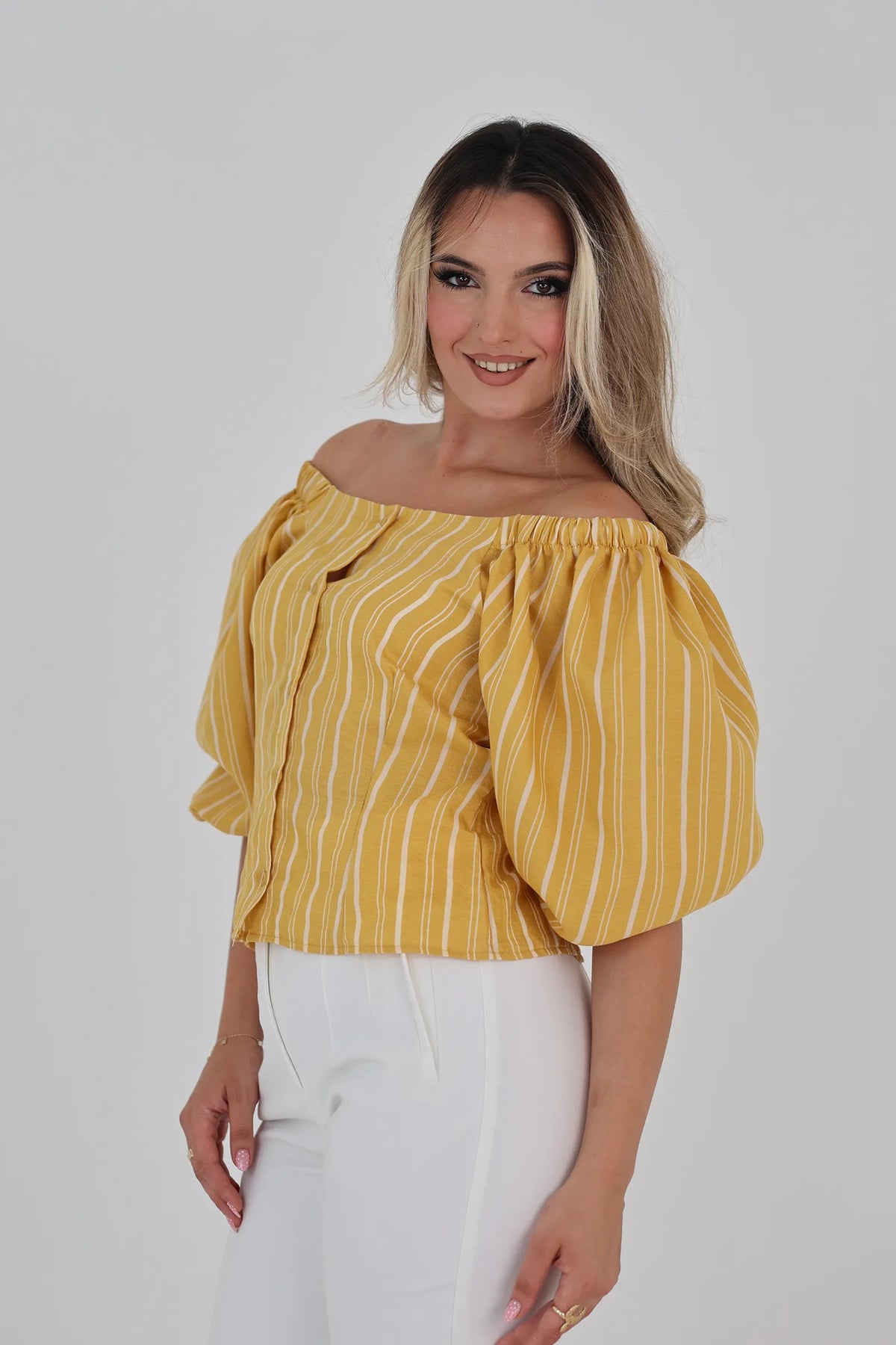 Kemishe yellow striped