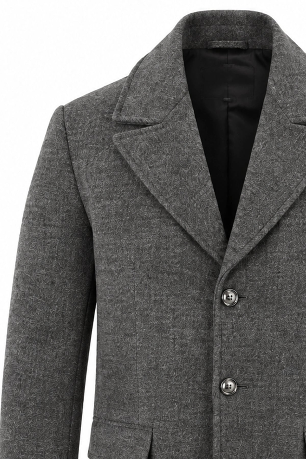 Pallto slim fit roll neck