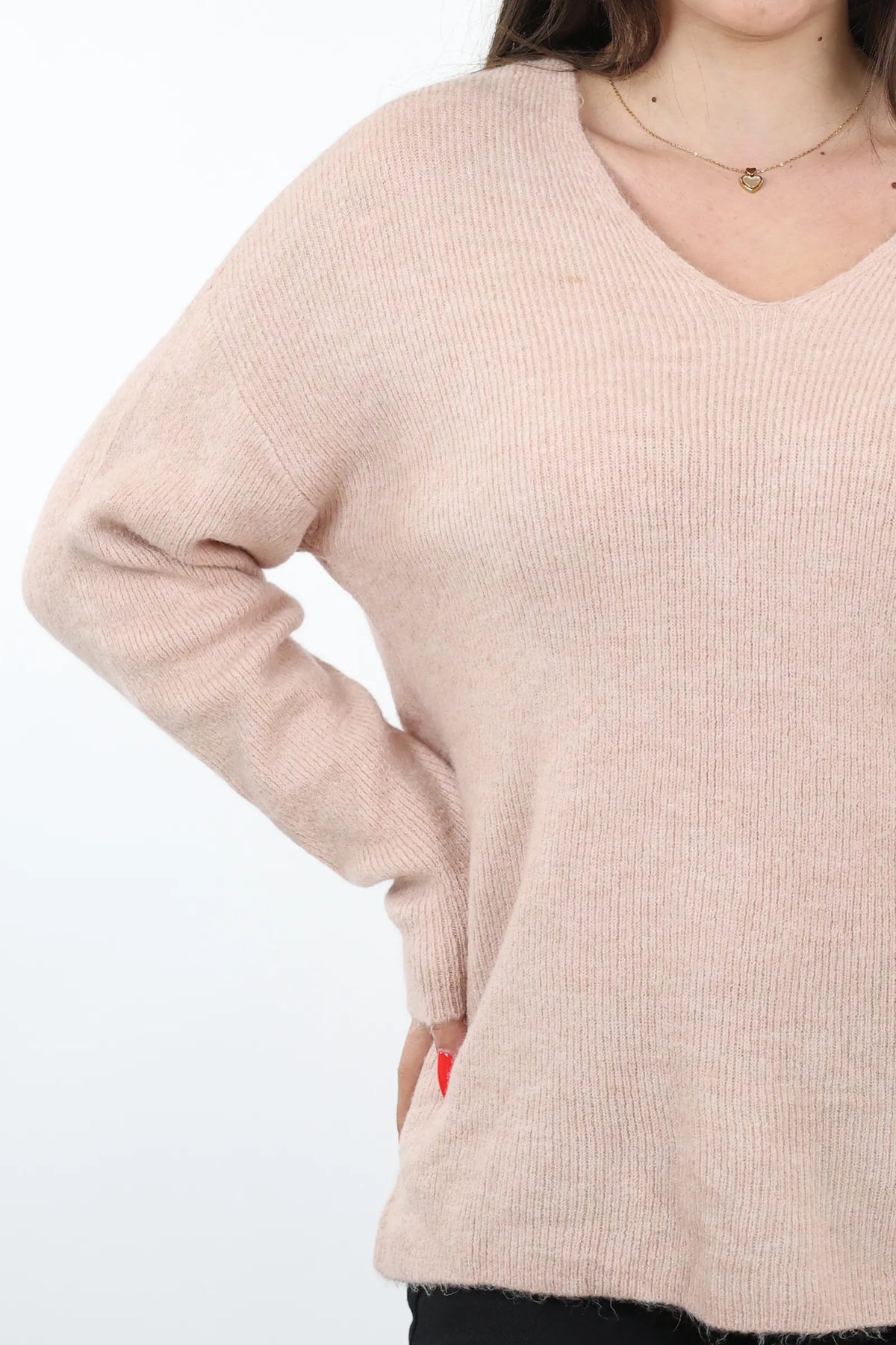 Xhemper deep v knit