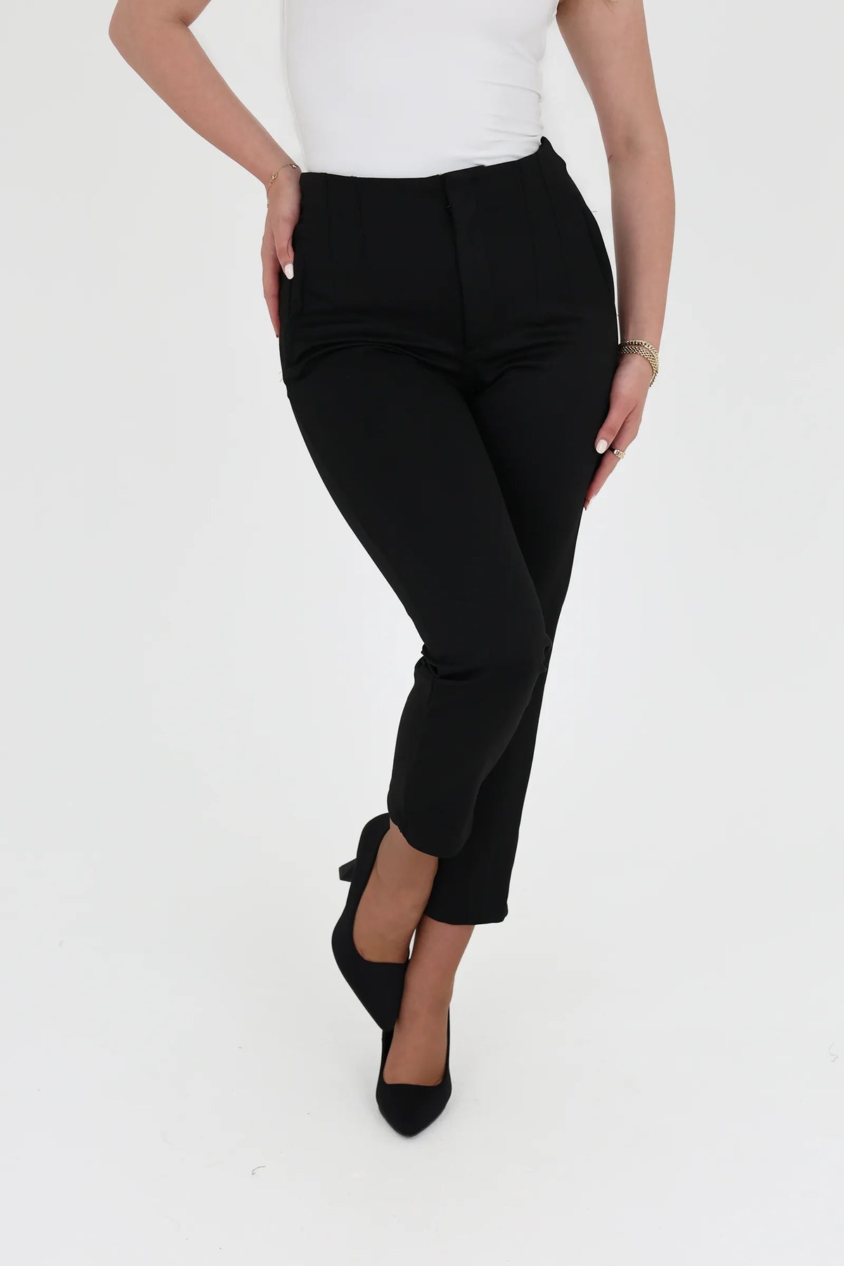Pantallona cropped ankle