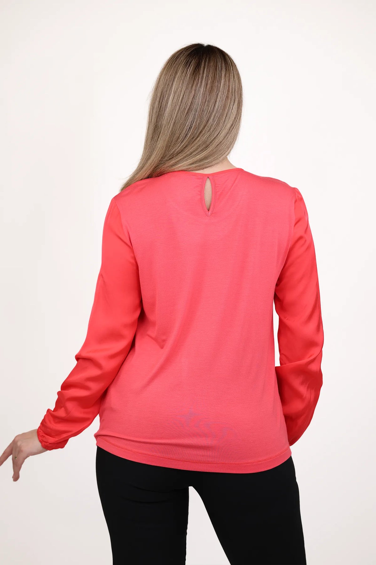 Bluze coral satin