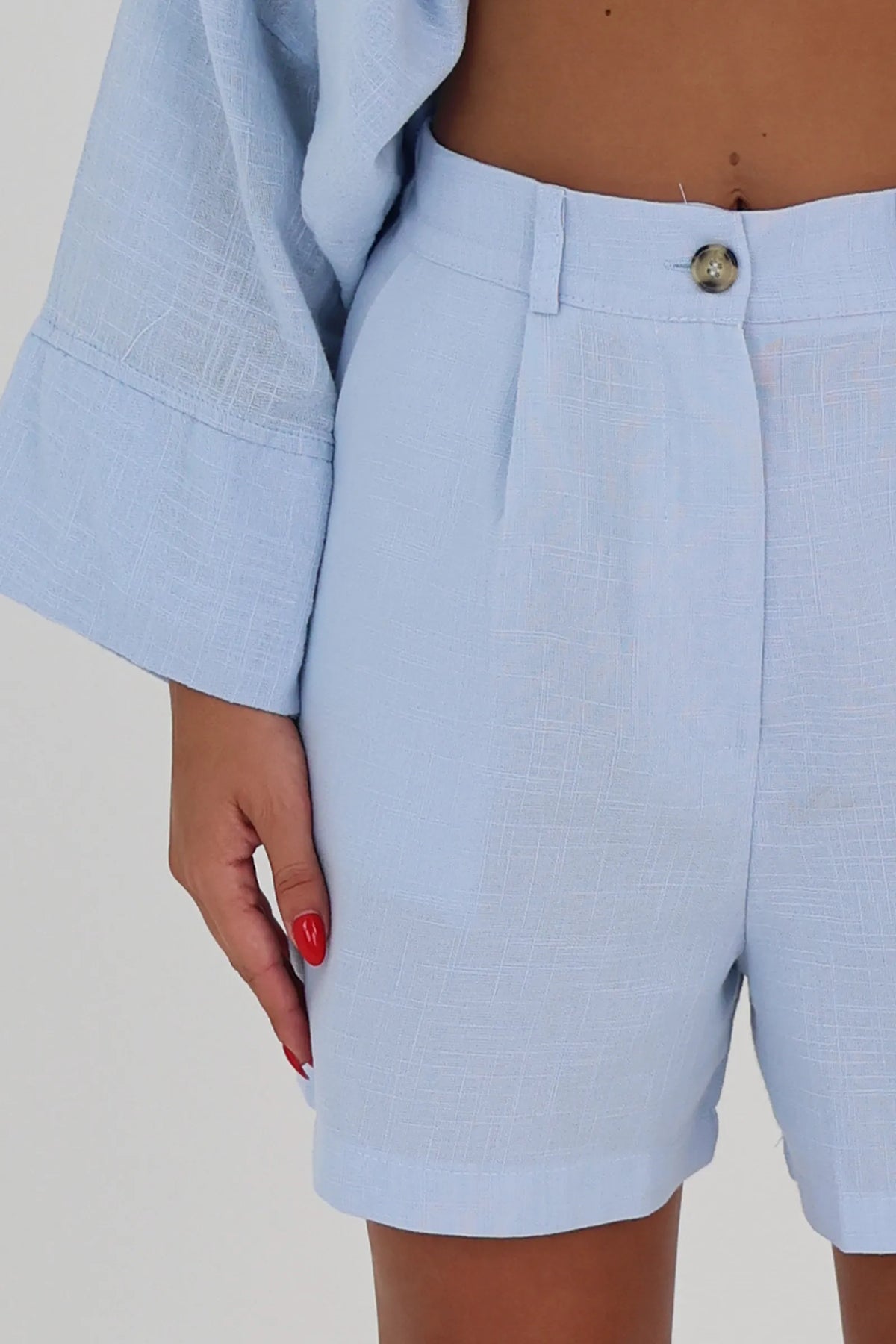 Pantallona button front