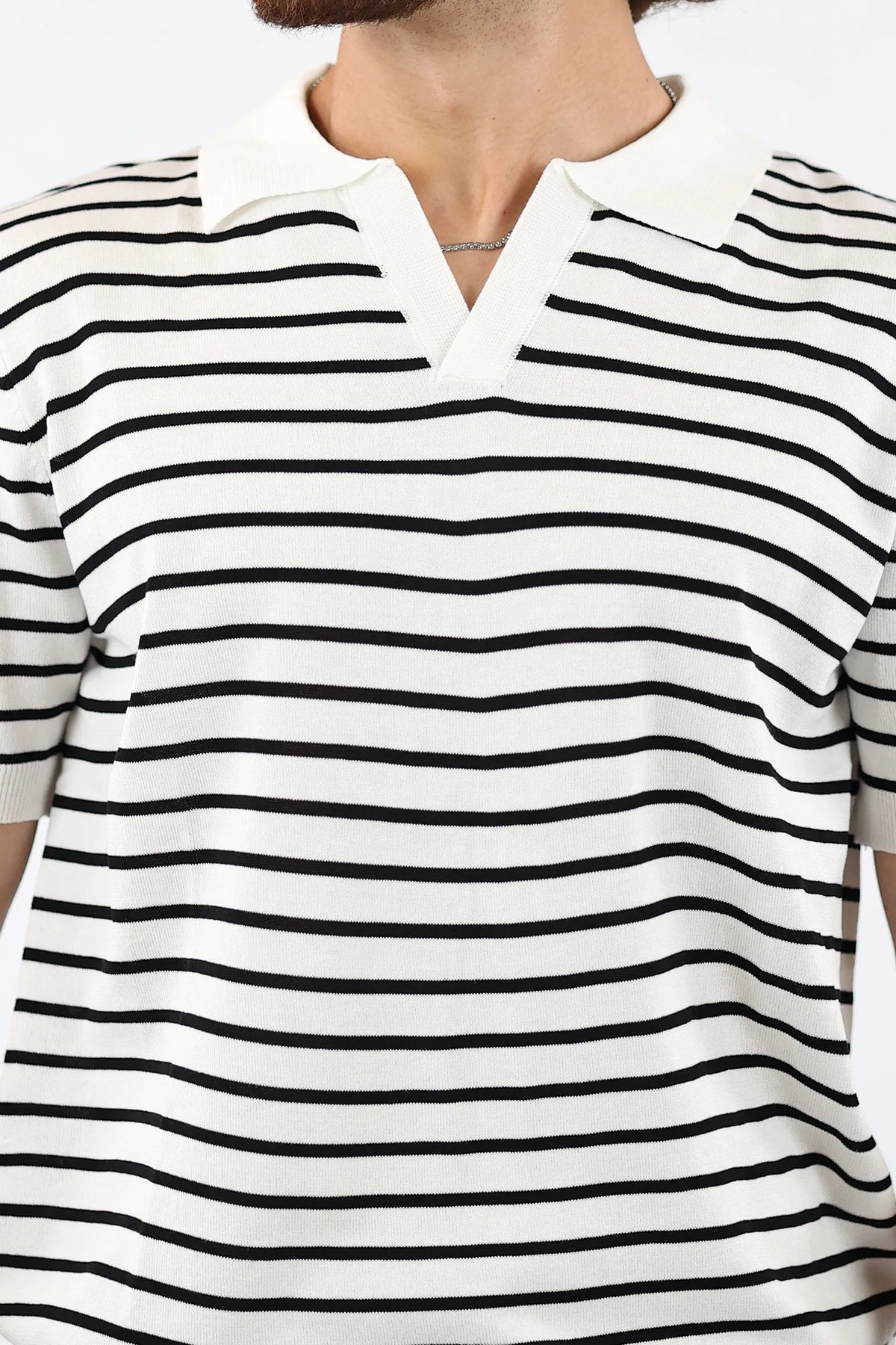 Maice striped polo