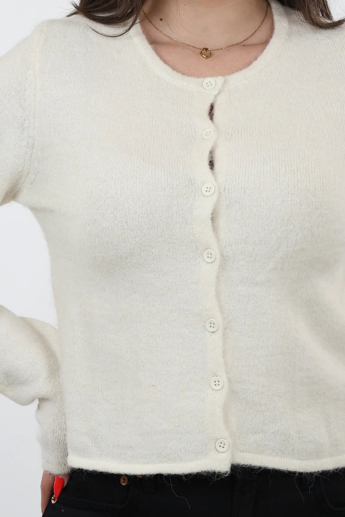 Xhemper button cardigan