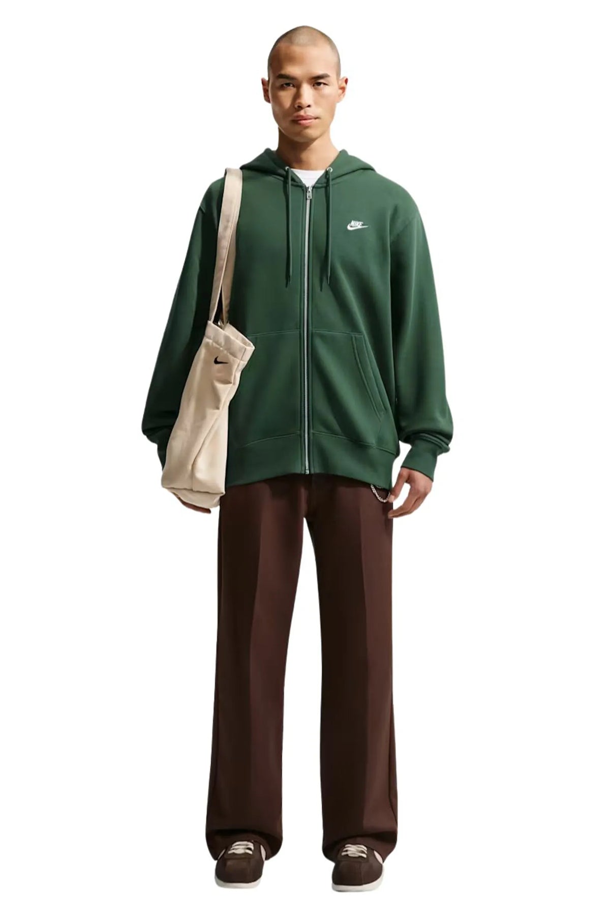 Duks nike club men's full-zip fleece FN3861-323
