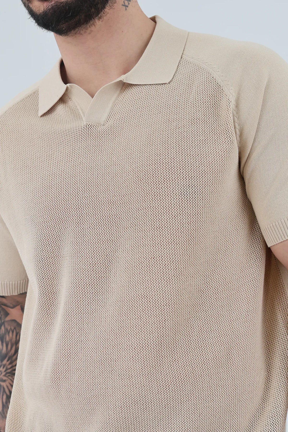 Maice open collar