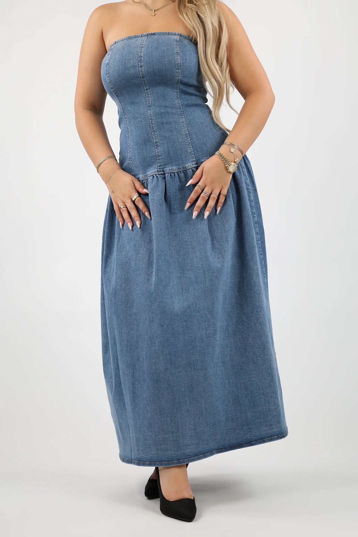 Fustan jeans