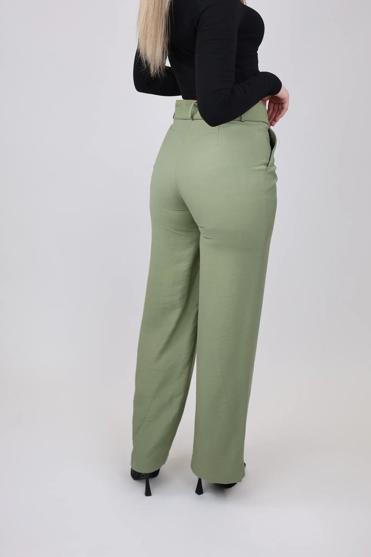 Pantallona wide leg office
