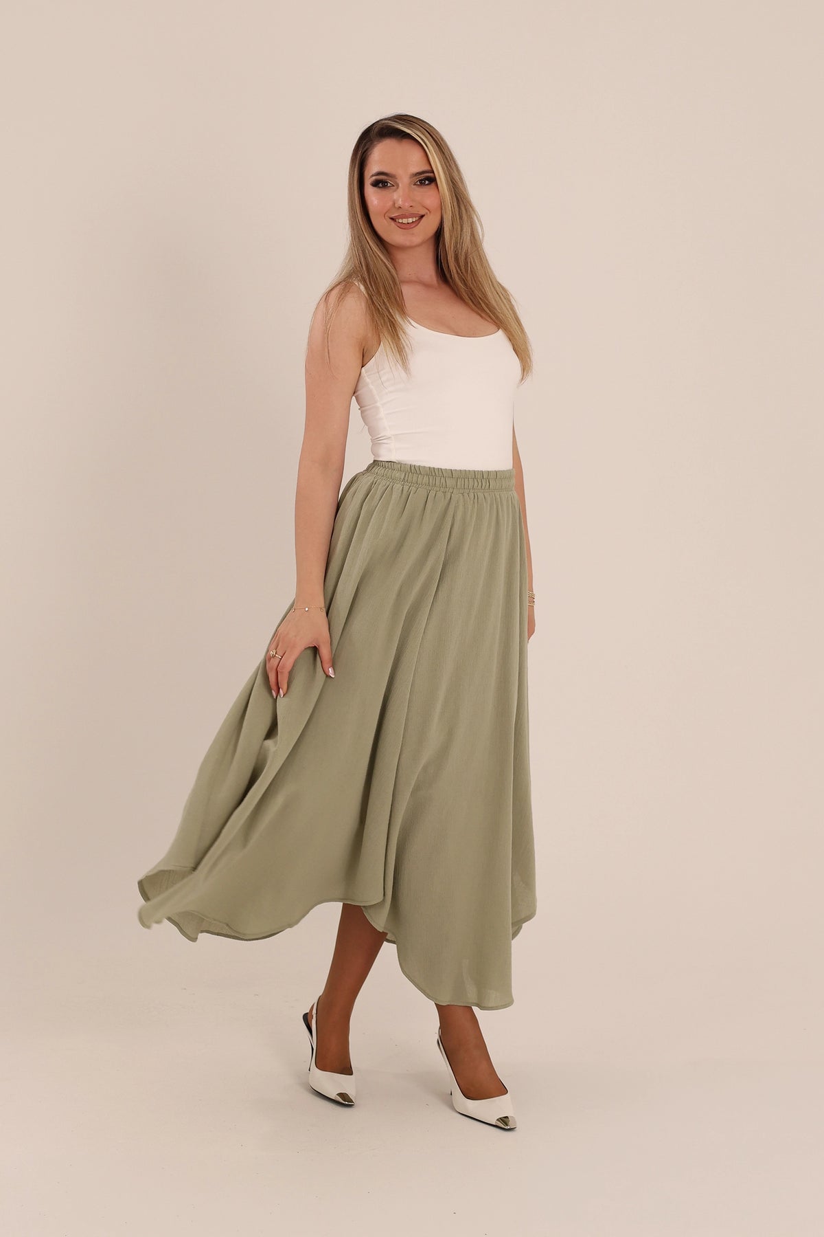 Fund flowy linen