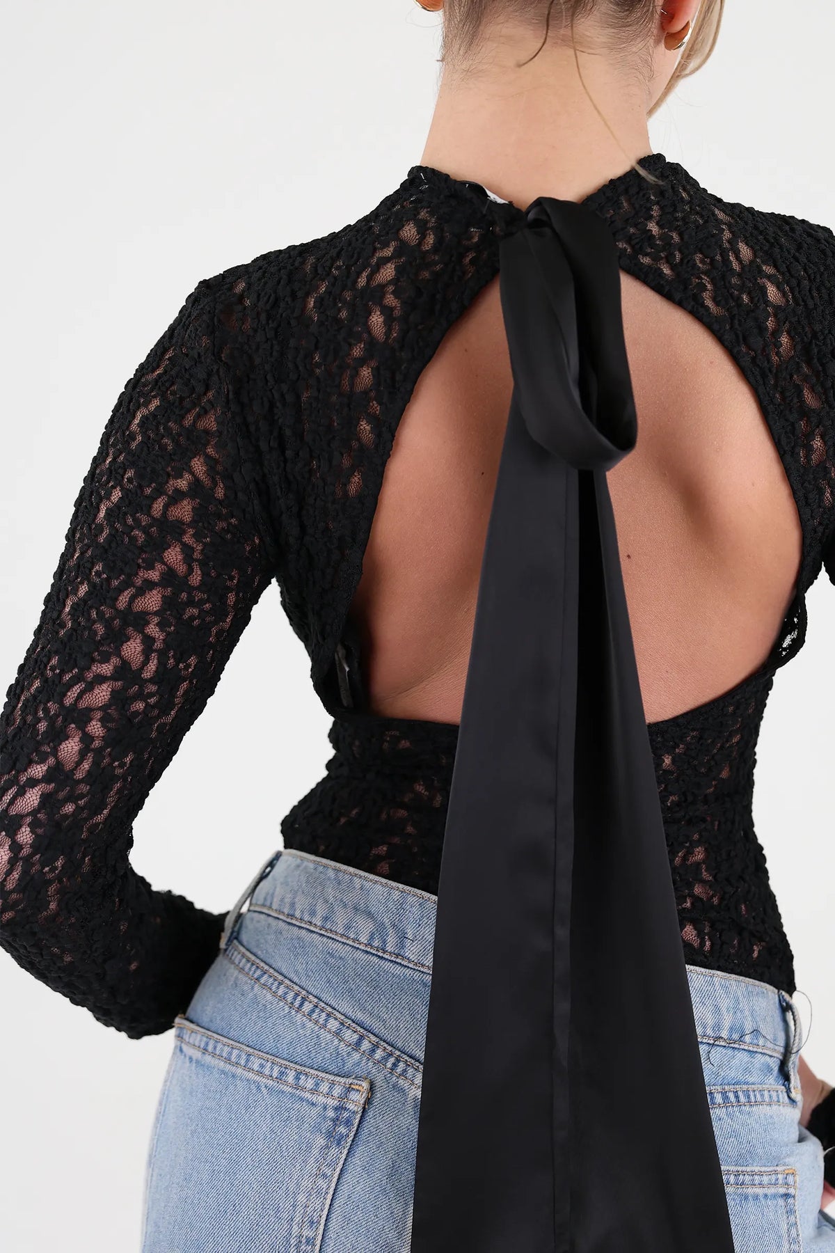 Bluze sheer lace
