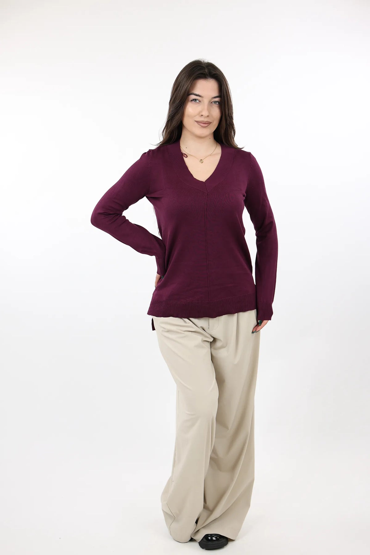 Xhemper merino v-neck