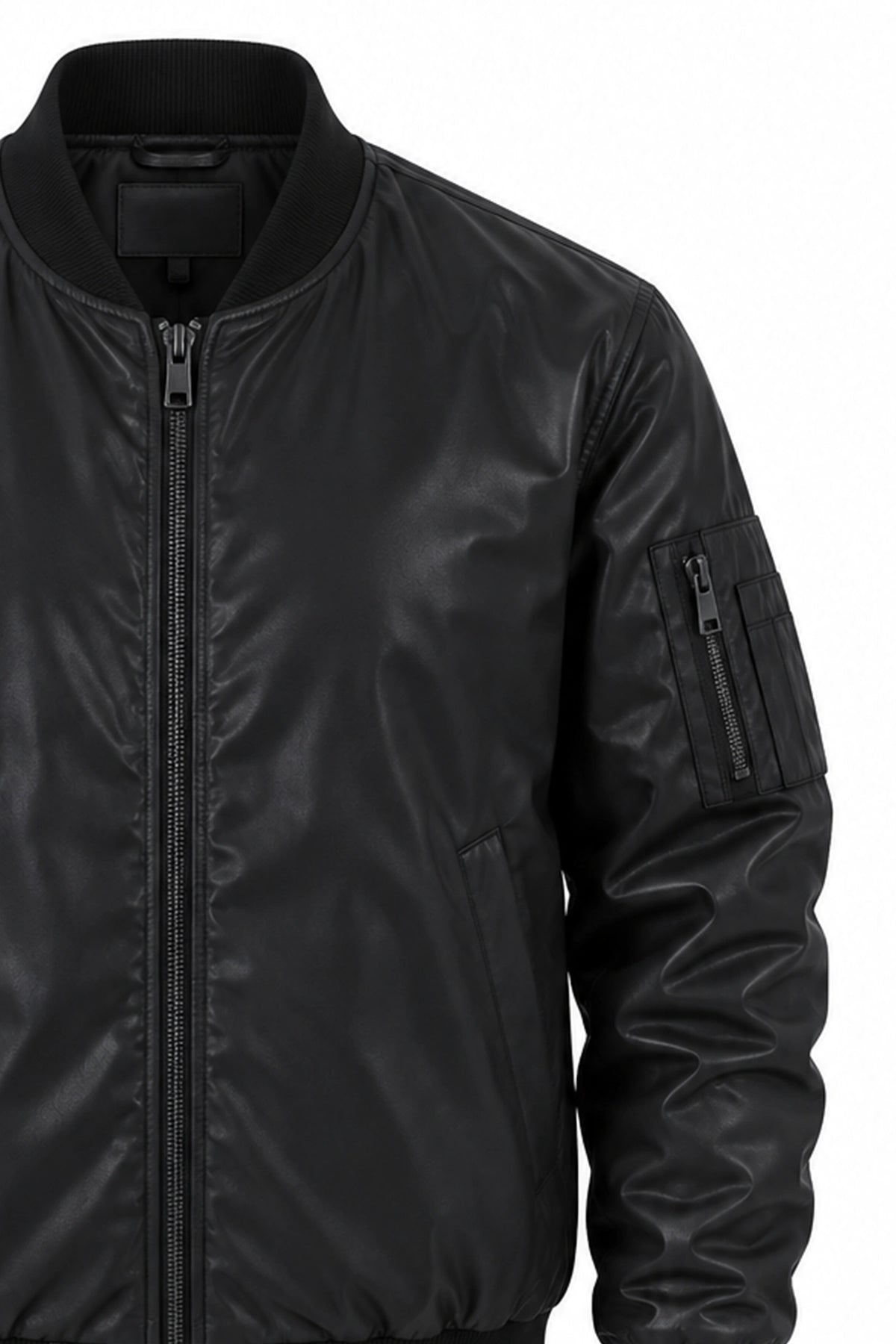 Jakne  faux-leather bomber