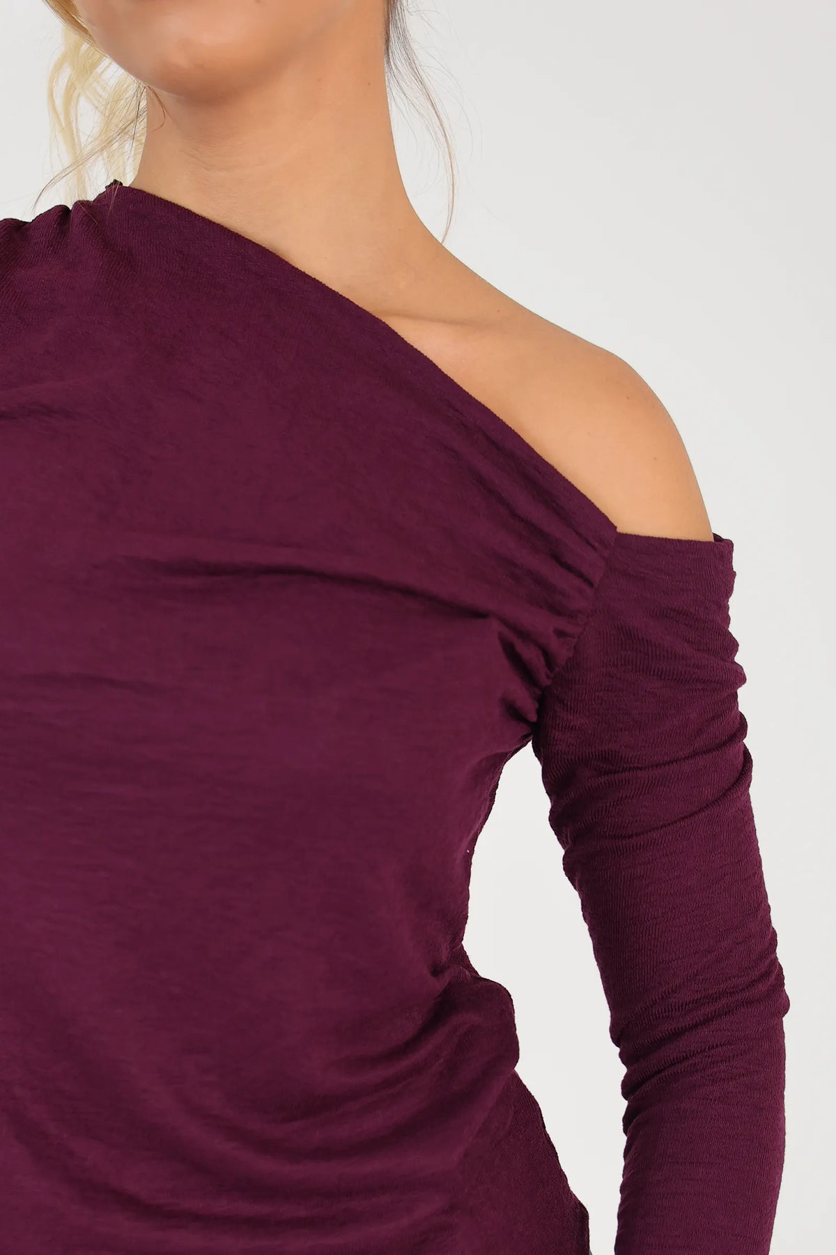 Bluze asymmetric neck