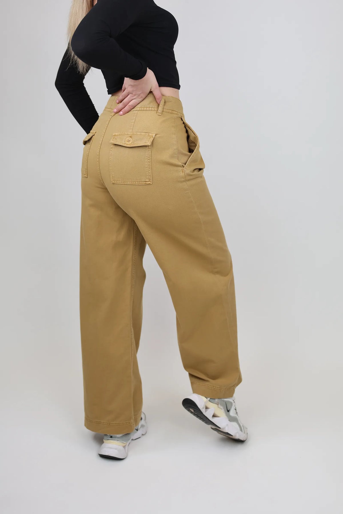 Pantallona double pleat