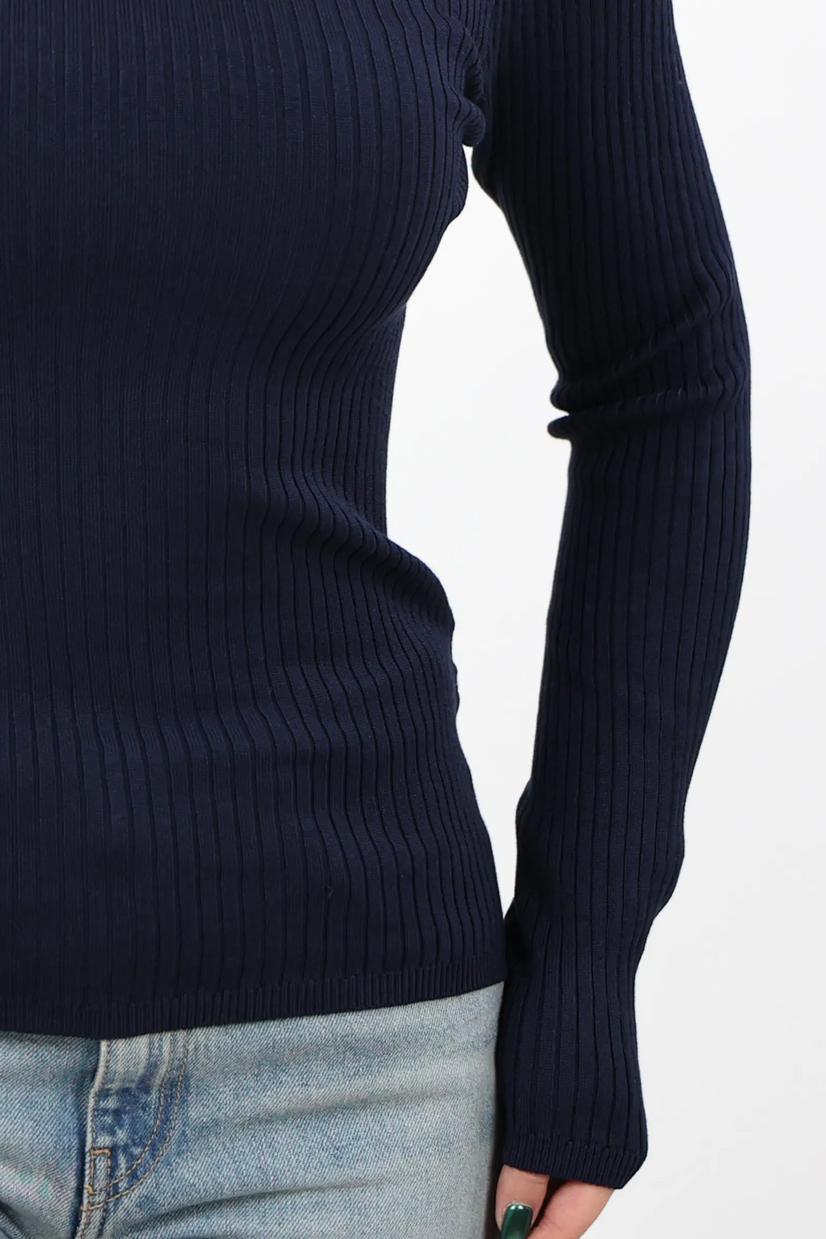 Gjysem rrollke slim fit taupe