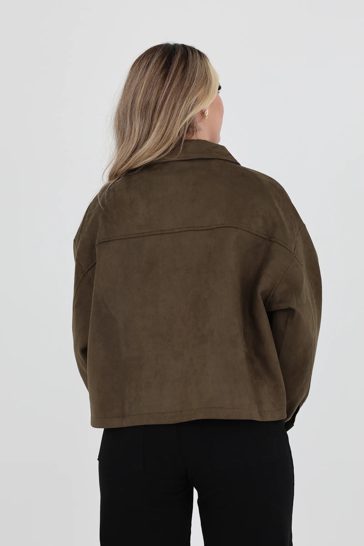 Jakne suede effect