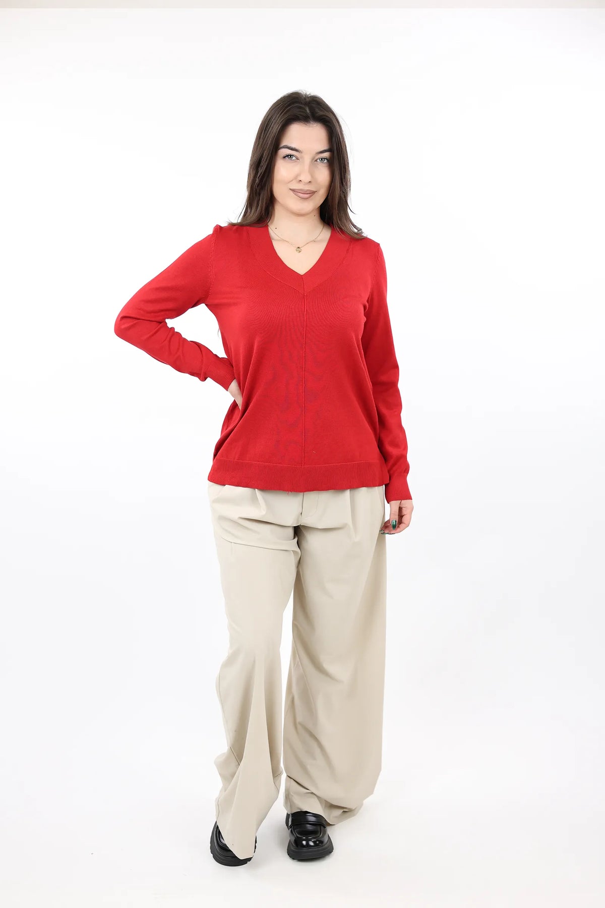 Xhemper merino v-neck