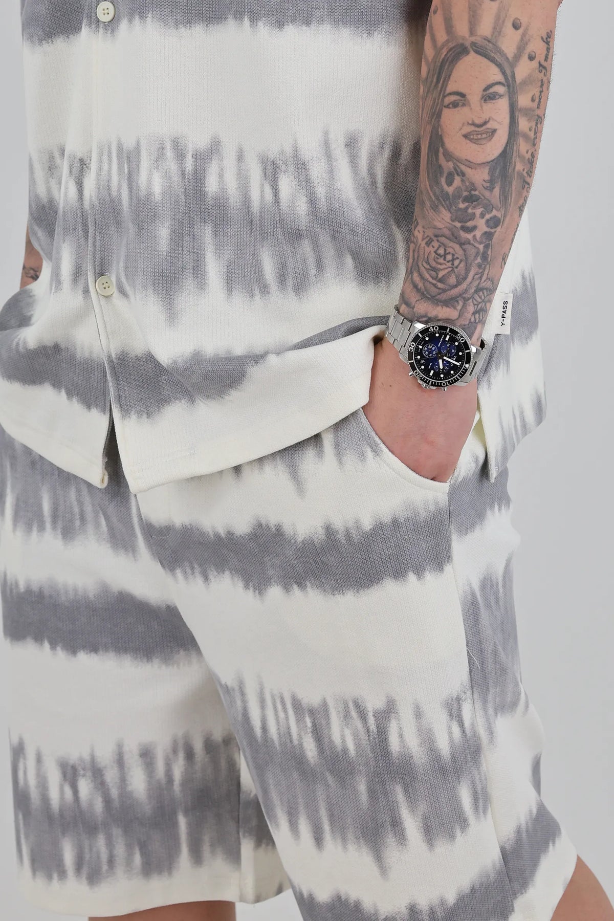 Pantallona relaxed fit printed