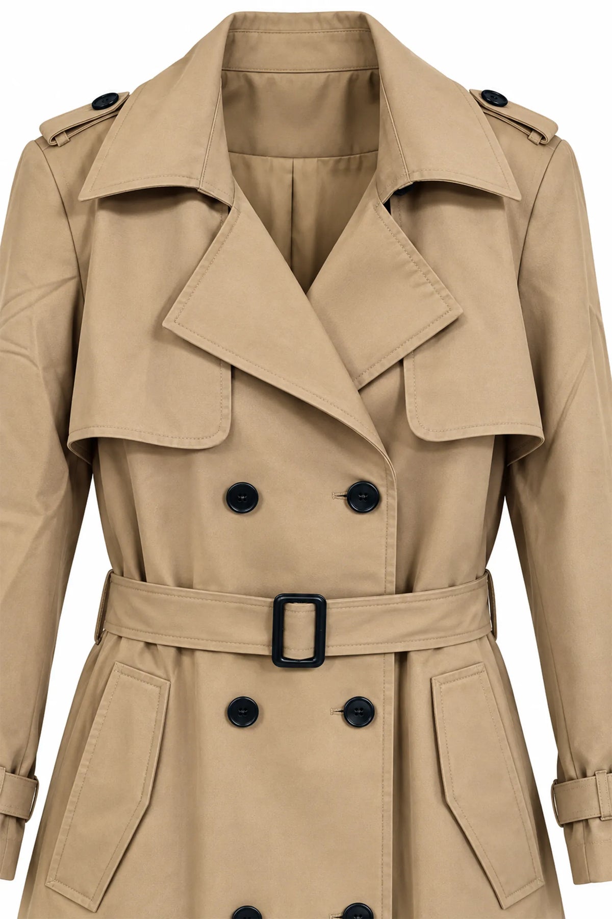Mantil midi trench