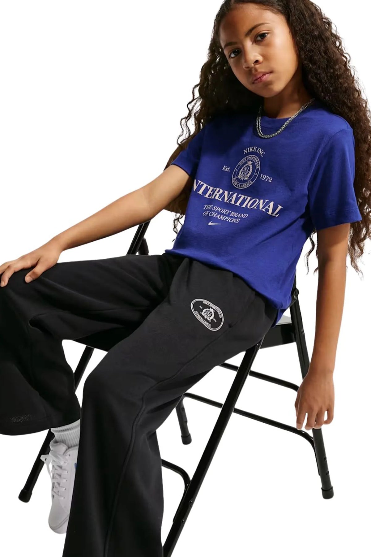 Trenerka nike sportswear club older kids' french terry open-hem trousers IV5264-010