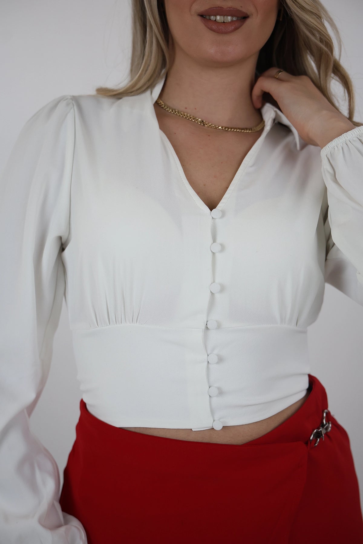 Kemishe shirred waist