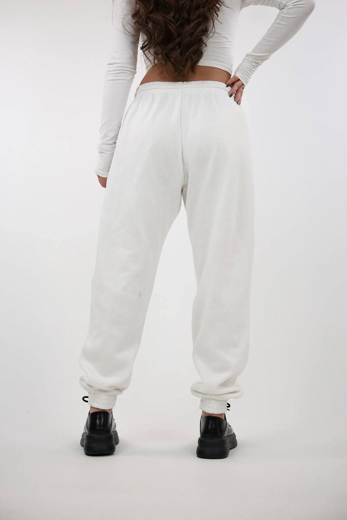 Trenerka elastic waist fleece