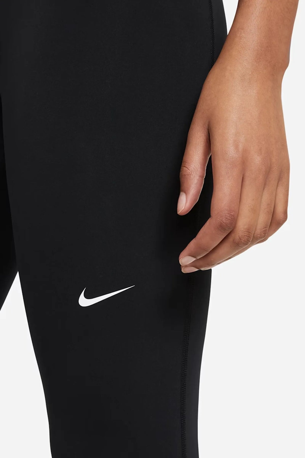 HELLANKE Nike Pro Women's Mid-Rise Crop Mesh-Panel Leggings