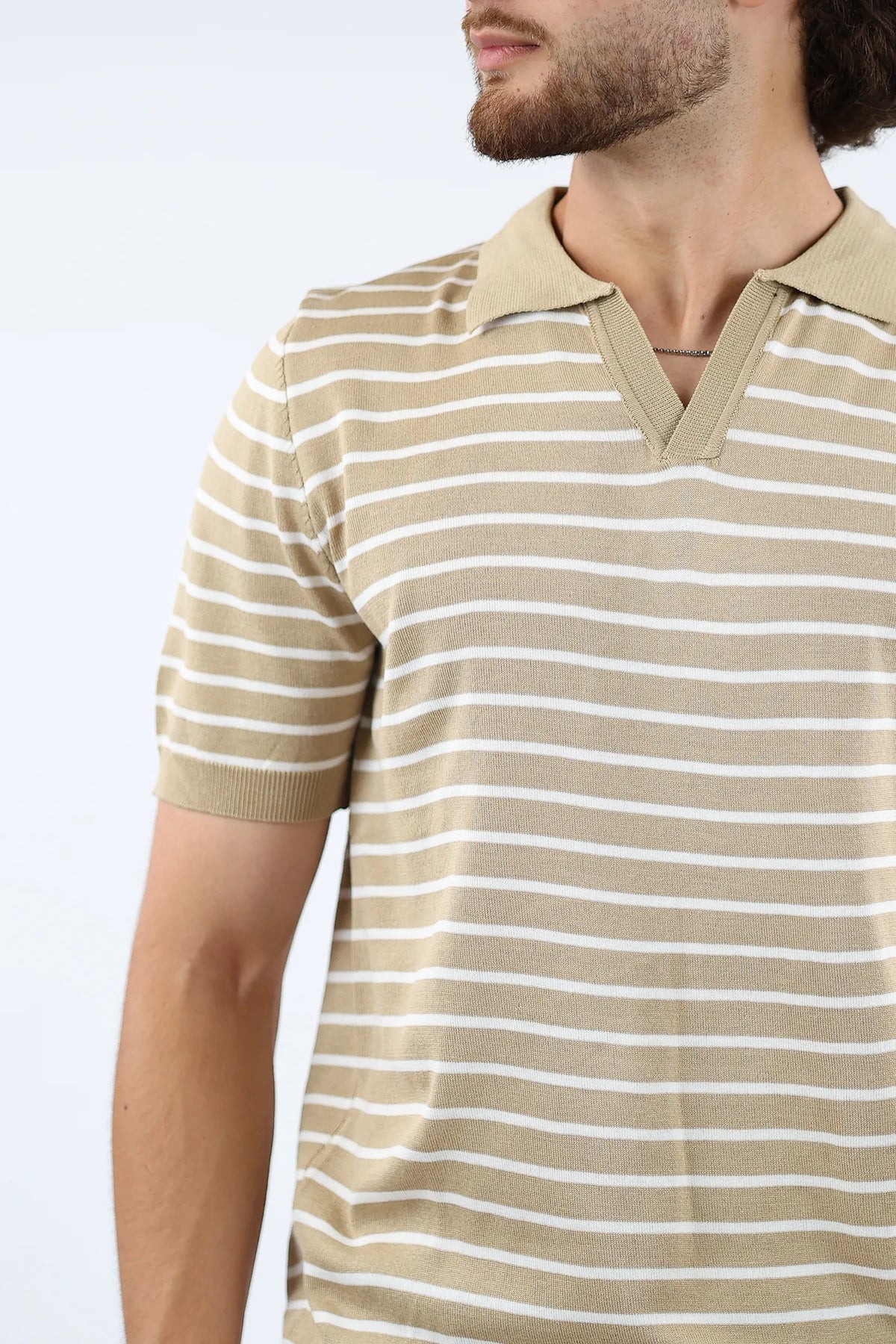 Maice striped polo