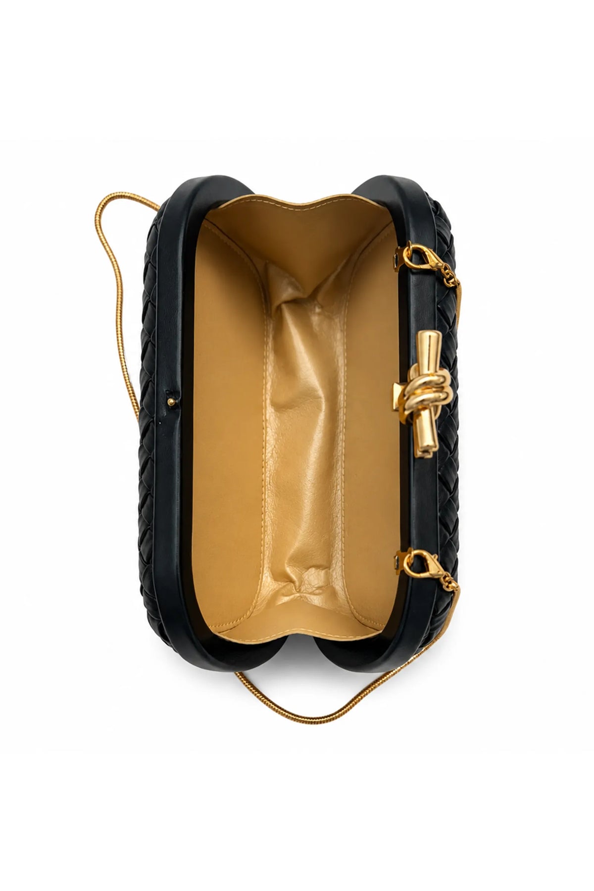 Çante gold knot clasp