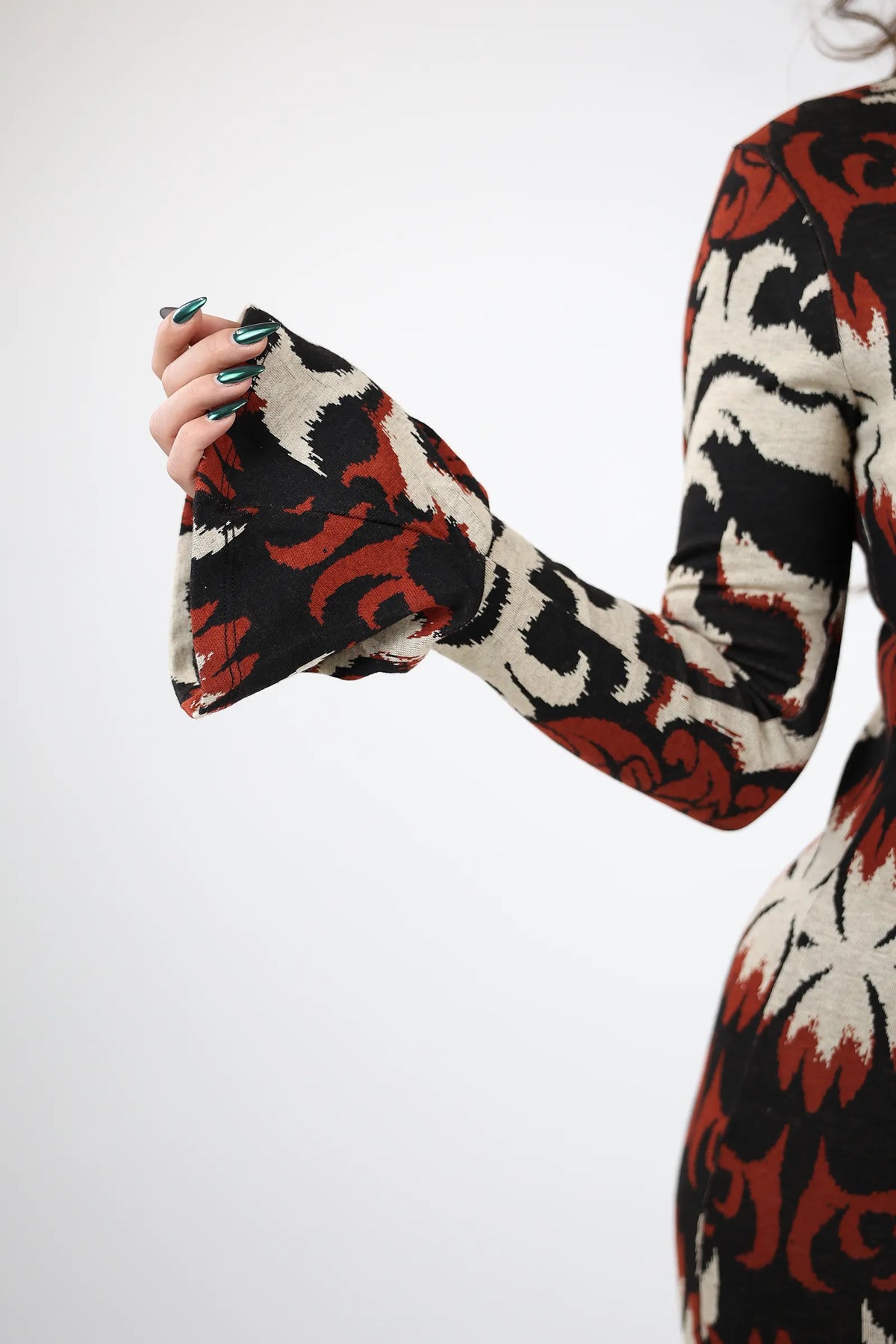 Fustan print bodycon