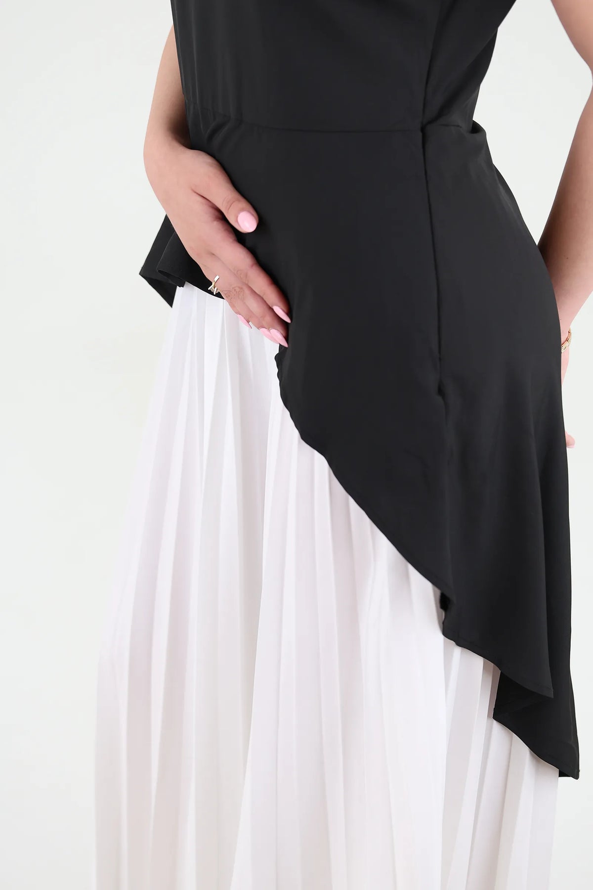 Fustan top&pleated