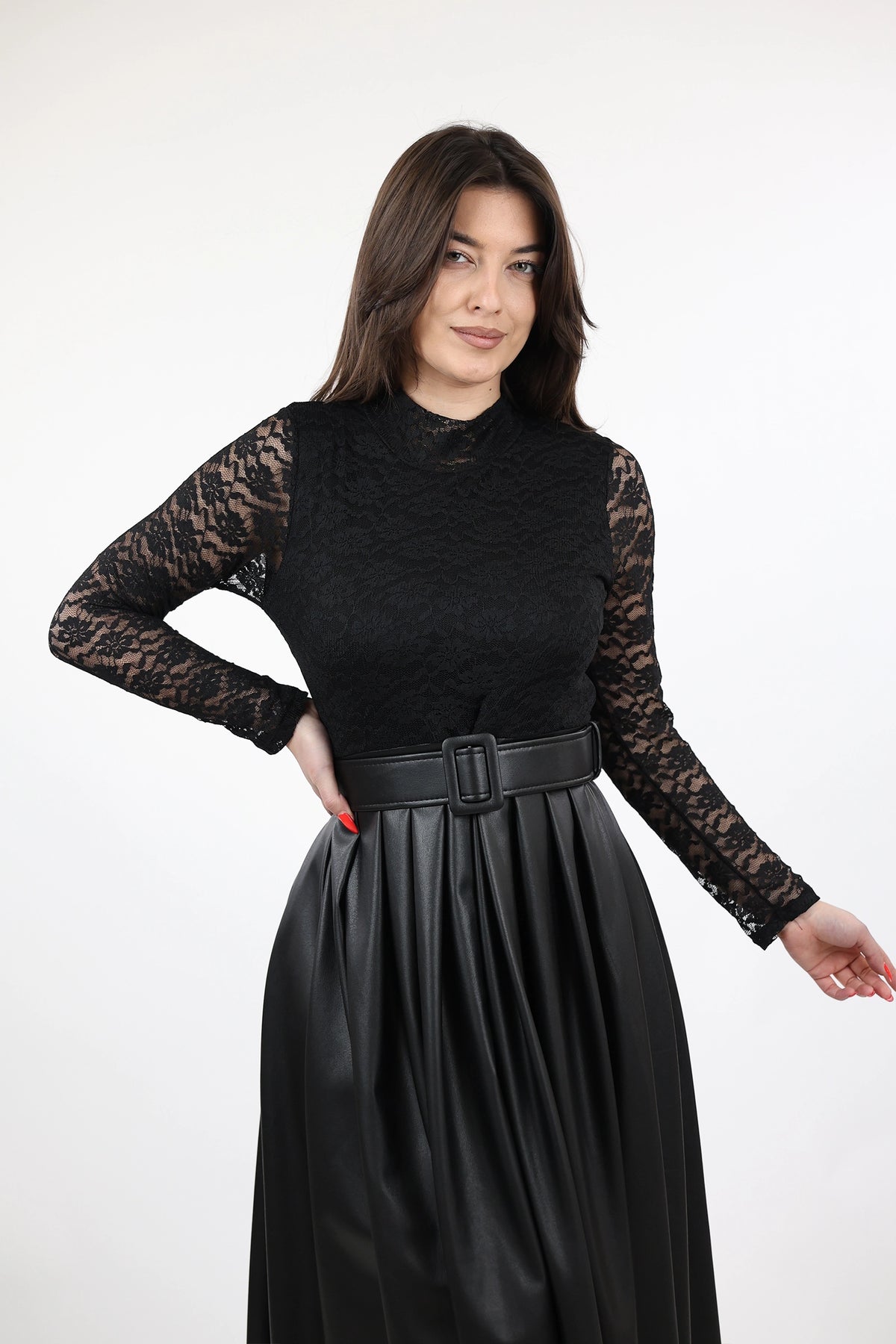 Fustan lace sleeve