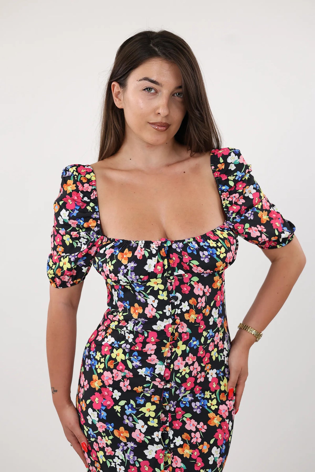 Fustan print flower