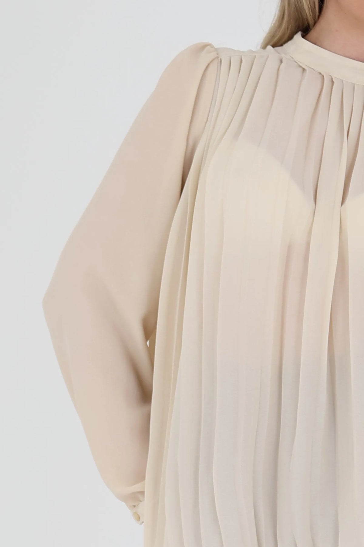 Kemishe pleated chiffon