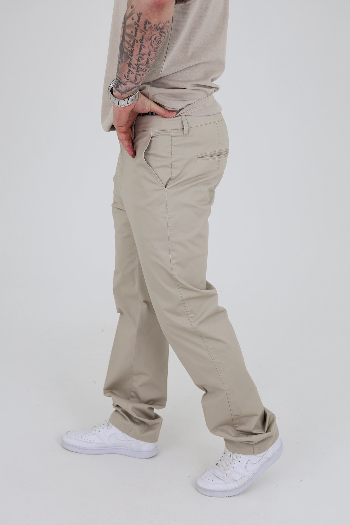 Pantallona flat front