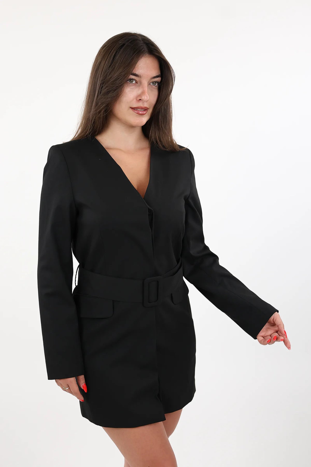 Fustan belted blazer