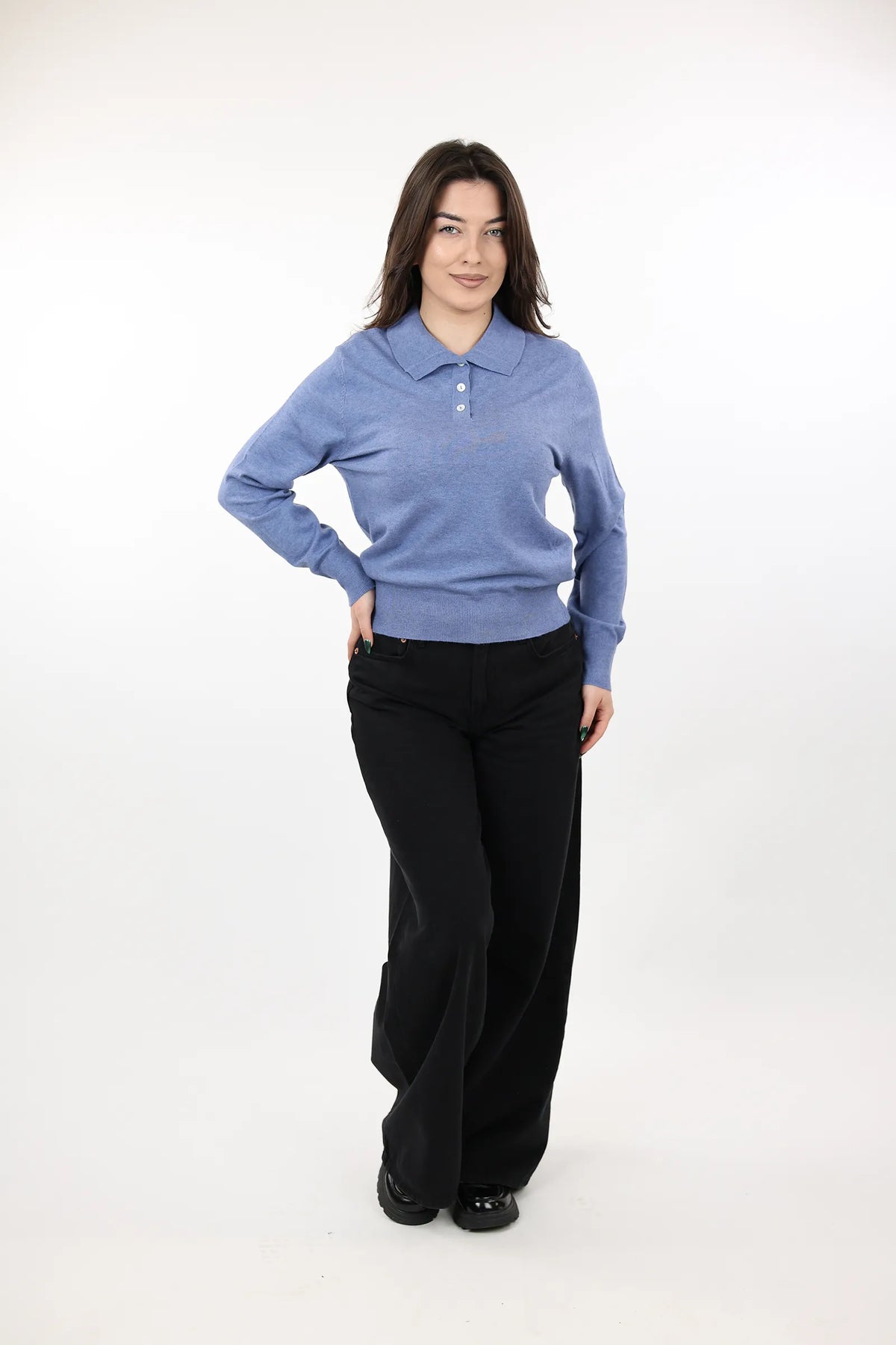 Xhemper knit polo top