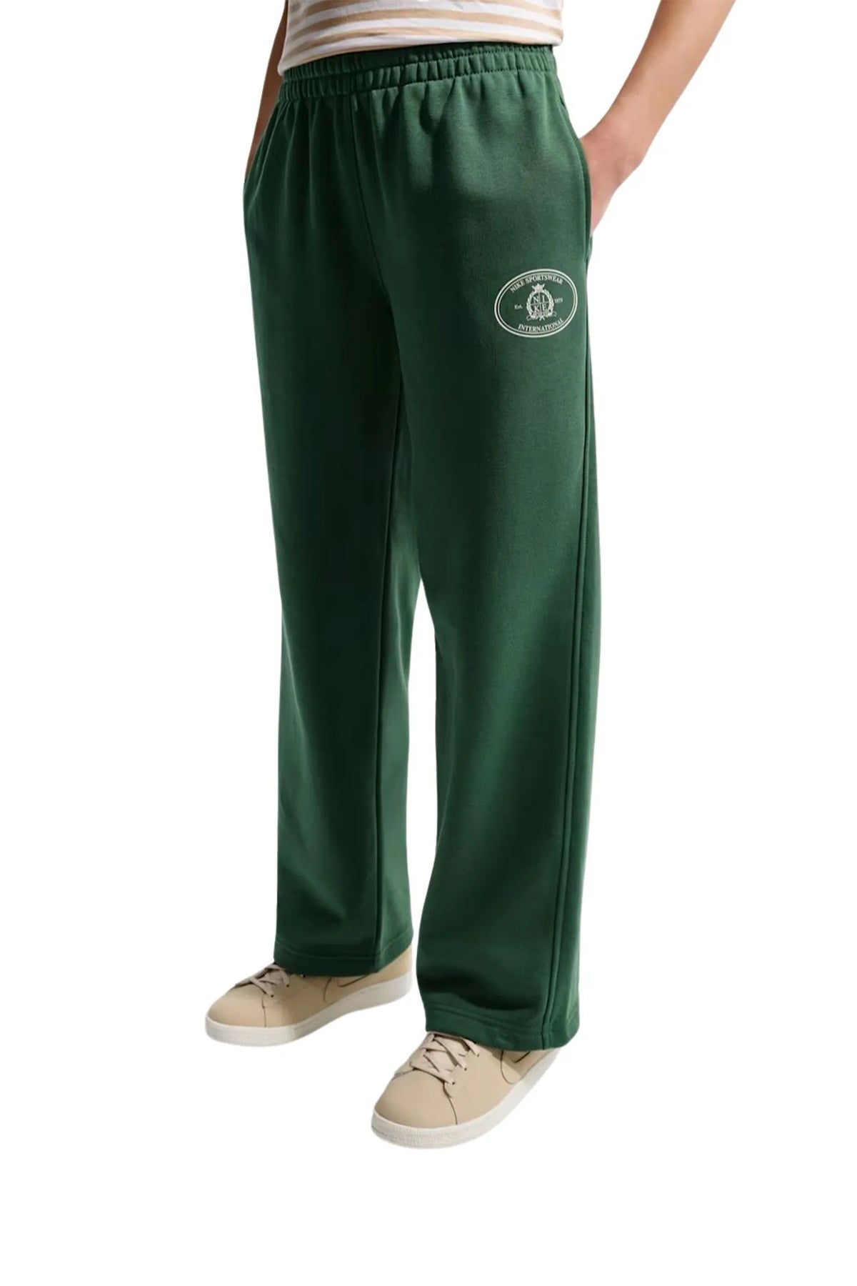 Trenerka nike sportswear club older kids' french terry open-hem trousers IV5264-323