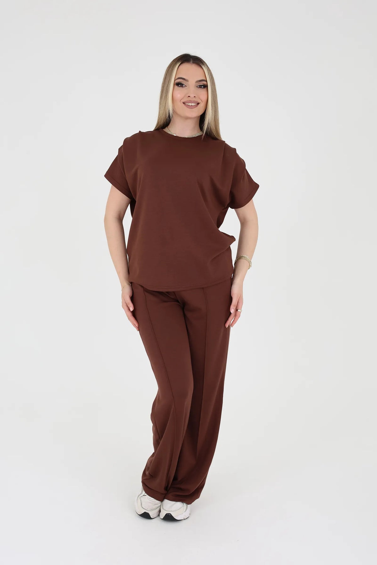 Trenerka wide leg joggers